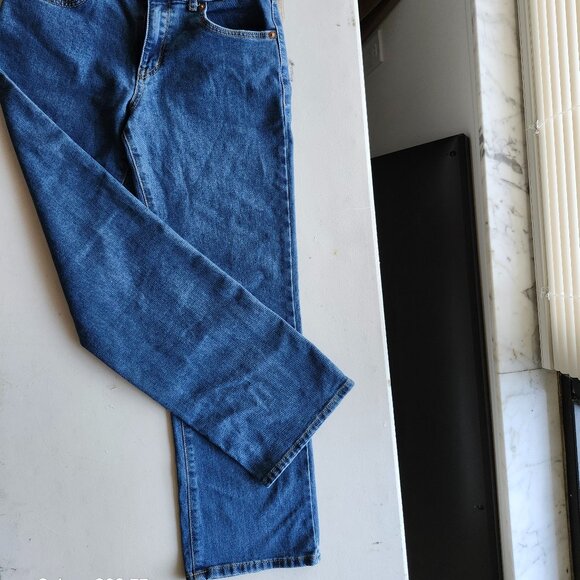 Levi's Women's Wide Leg Jeans Size 14 Blue Denim - Picture 3 of 5